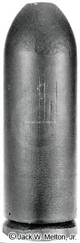 2.9-inch, 10-pounder Parrott Projectile, First Pattern